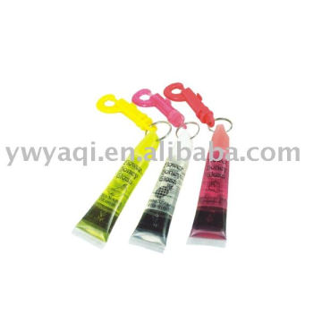 llip gloss with lanyard,color lip gloss